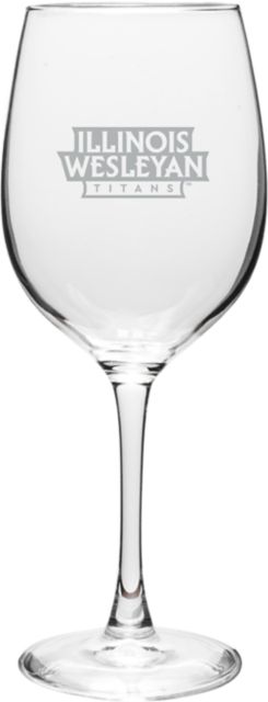 Illinois Wesleyan University 16 oz. Wine Glass