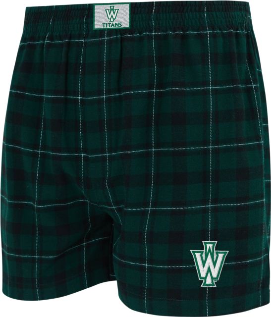 Illinois Wesleyan University Titans Flannel Boxers