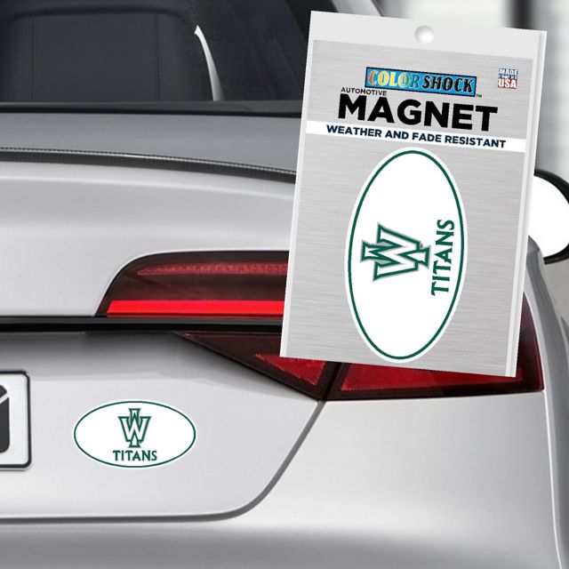 Illinois Wesleyan University 4x4 Magnet