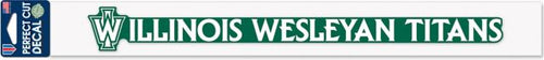 Illinois Wesleyan University 2'' x 17'' Perfect Cut Decal