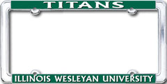 Illinois Wesleyan University Titans Thin Dome License Plate Frame
