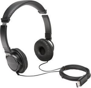 Kensington Hi-Fi USB Headphones. Stereo - USB - Wired - Over-the-head - Binaural- Circumaural - 6 ft Cable - ONLINE ONLY