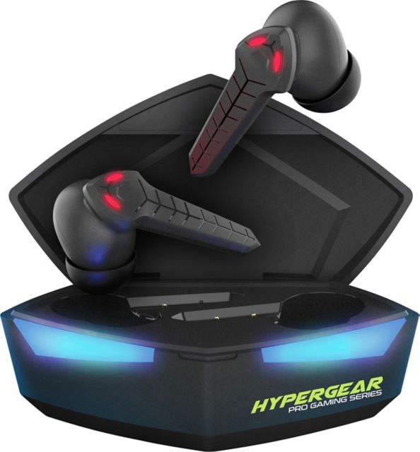 HyperGear CobraStrike True Wireless Gaming Earbuds, Black