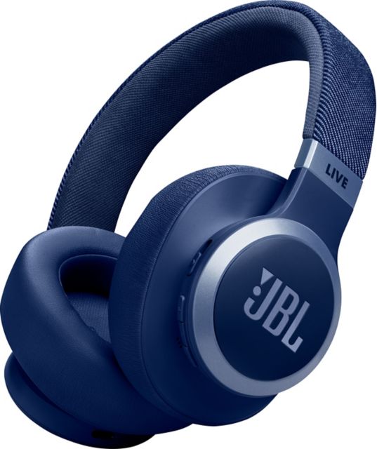 JBL Live 770NC Wireless Noise Cancelling Over-Ear Headphones, Blue