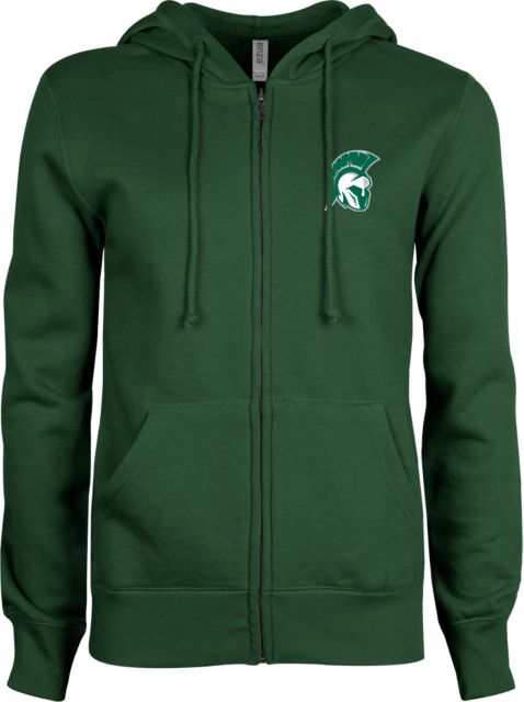 Illinois Wesleyan ENZA Ladies Fleece Full Zip Hoodie Head Mark - ONLINE ONLY