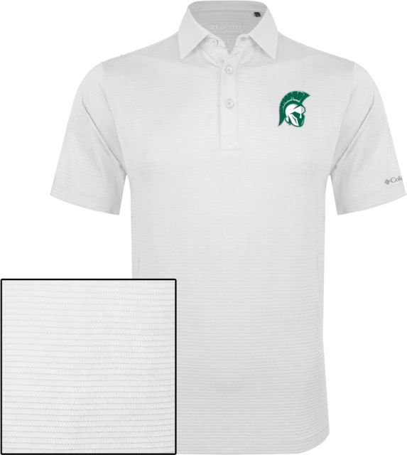 Illinois Wesleyan Columbia Omni Wick Sunday Golf Polo Head Mark - ONLINE ONLY