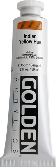 Heavy Body Acrylic Historical Indian Yellow Hue 2 oz