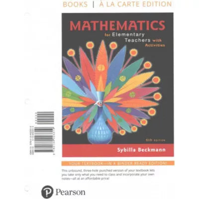 Math for Elementary Teachers with Activities (Loose Pgs)