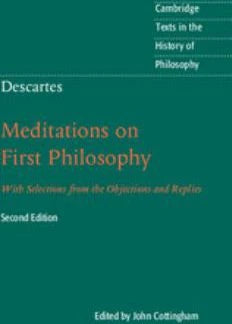 Meditations on First Philosophy